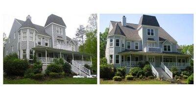 754lgbefore-after Whole house siding before and after James Hardie upgrades in Richmond, VA.