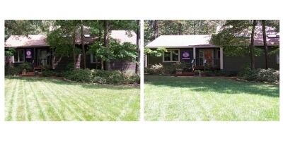 short-pump-before-after House exterior siding before and after replacement in Short Pump, VA.