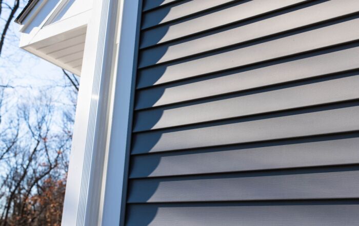 A family home's new siding glistening in Richmond, VA.
