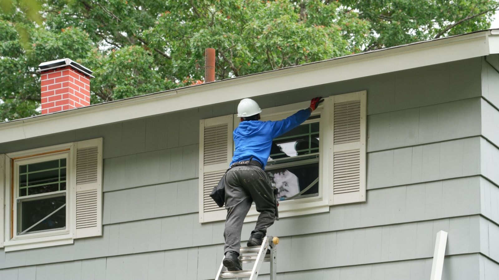 Pella Impervia fiberglass replacement in Richmond, VA.