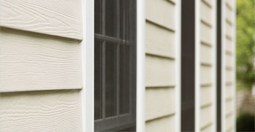 James Hardie trim board on a home in Richmond, VA.