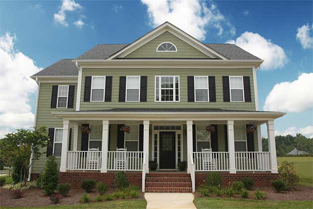 James Hardie® whole home siding replacement in Central Virginia. 